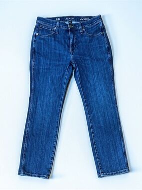 J. Crew Women's Straight Leg Jeans in Blue Denim